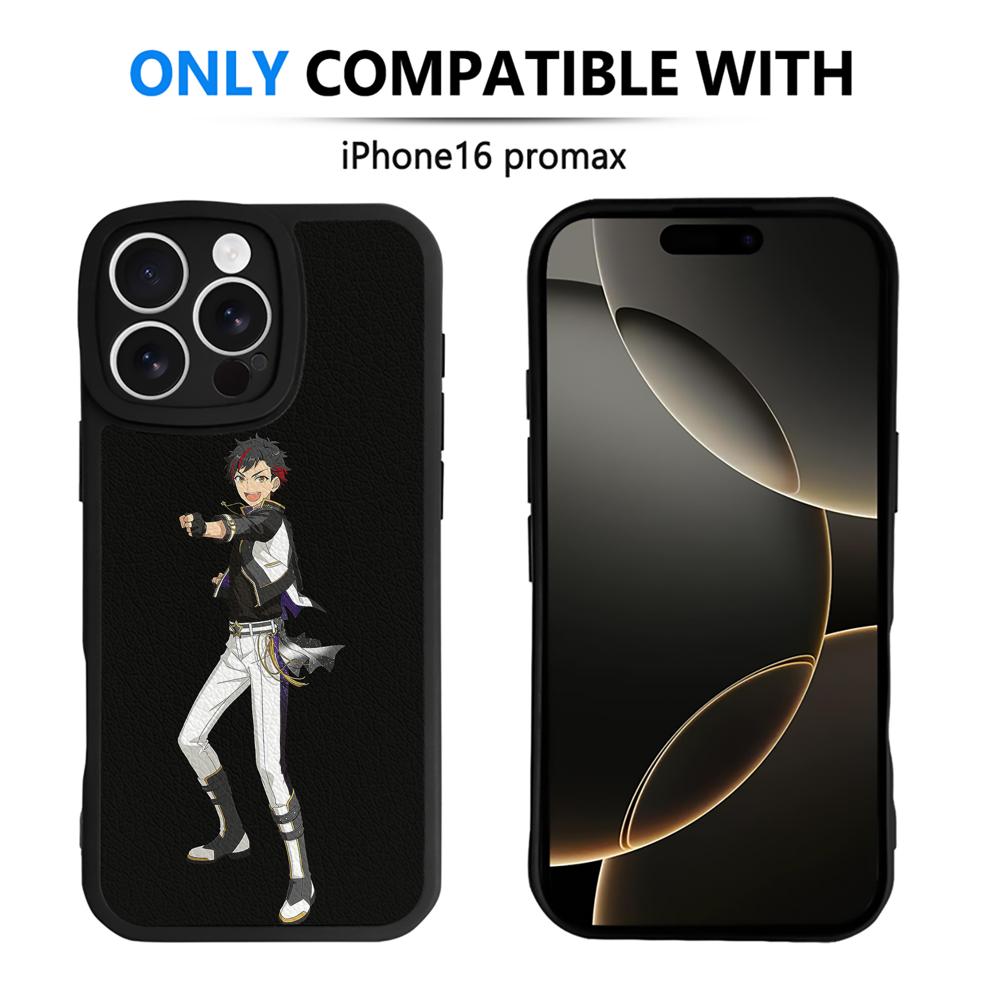 （画像用） あんさんぶるスターズ! Ensemble Stars 【iPhone 16シリーズ対応】シリコンスマホケース（レザー調） 材質：シリコン